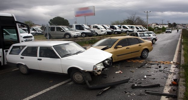 Trafik kazası: 2 yaralı
