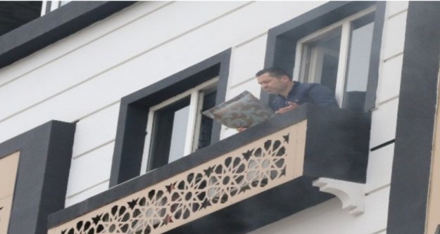 3 yıldızlı otelde korkutan yangın