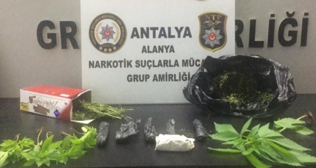 Alanya'da uyuşturucu operasyonu: 1 gözaltı var
