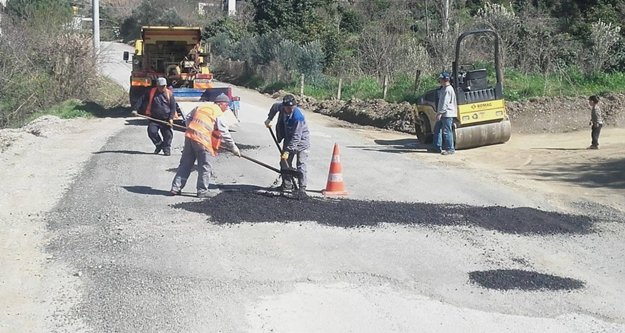 Antalya Büyükşehir'den Alanya'da yollara yaz bakımı