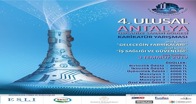 Antalya OSB Karikatür yarışması başladı