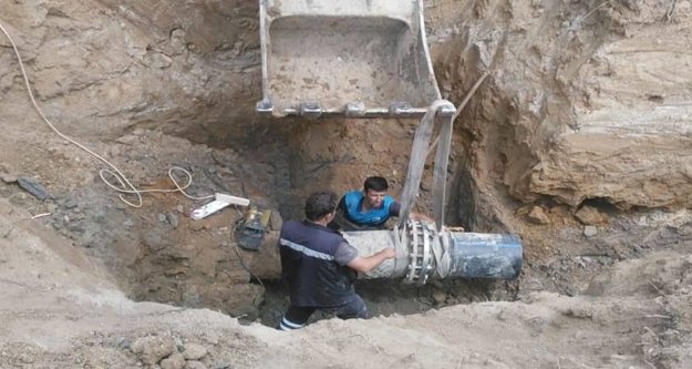 Avsallar’da içme suyu hattına bakım yapıldı