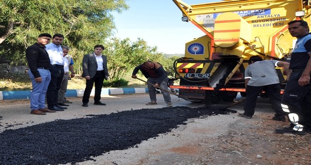 Büyükşehir Belediyesi Demre Üçağız yolunu sezona hazırlıyor