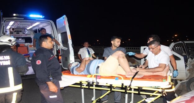 Alanya’da 4 ayrı kazada 1’i ağır 5 kişi yaralandı