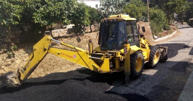 Alanyalı şehidin evine sıcak asfalt