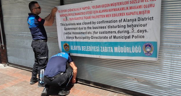 Kurala uymayan 6 işletmeye teşhirli kapama