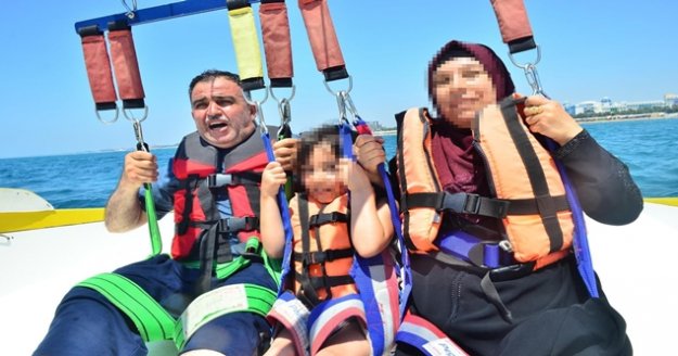 'Parasailing' yapan turistin ölümü