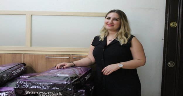 600 kilo kedi-köpek maması dağıtımını tamamladı