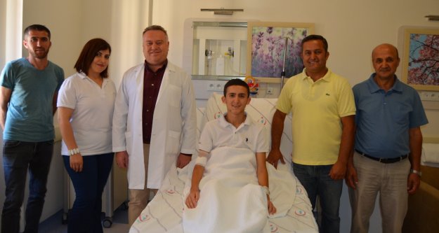 Akciğer yırtığı olan hasta ALKÜ'de sağlığına kavuştu