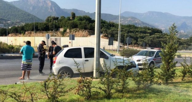 Alanya Çevreyolunda kaza!