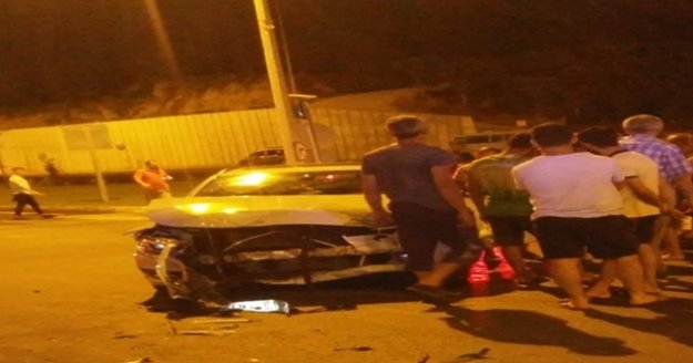 Alanya’da feci kaza!