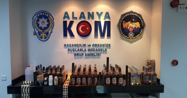 Alanya’da kaçak içki operasyonunda yakalanan şüpheli tutuklandı