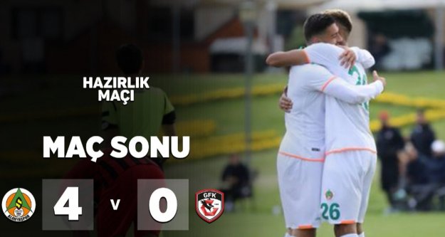 Alanyaspor farklı kazandı