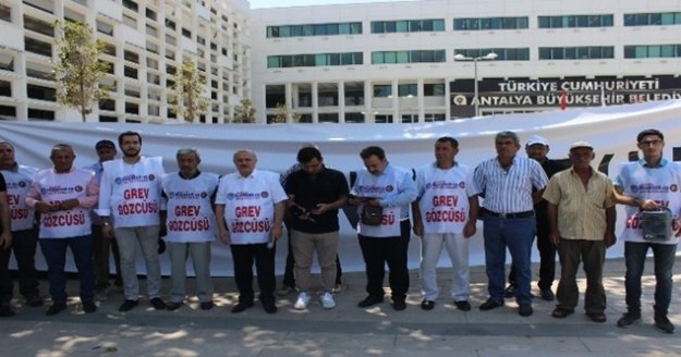 Antalya Büyükşehir Belediyesinde grev