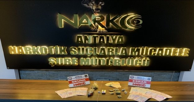 Antalya'da uyuşturucu operasyonları