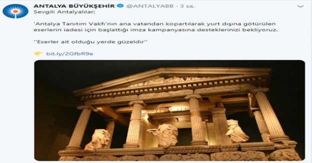 Büyükşehir’den imza kampanyasına destek