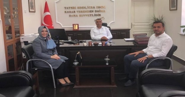 Çelik'ten Kaymakam Harputlu'ya ziyaret