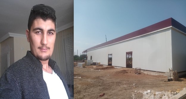 Deponun çatısından düşen genç hayatını kaybetti