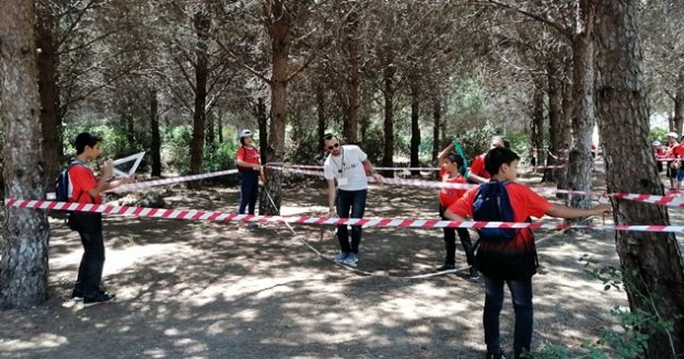 Öğrenciler tarlada matematiğin izini sürdüler