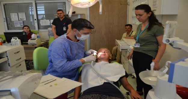 TRSM hastalarına ağız ve diş sağlığı taraması yapıldı
