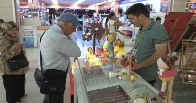 Alanya'da mahkumlar Alanyum'da sergi açtı