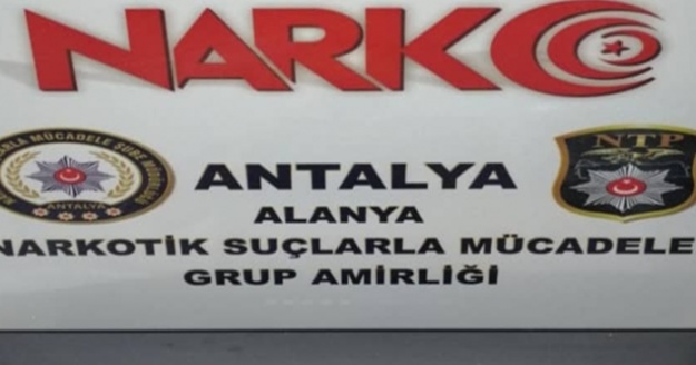 Alanya’da uyuşturucu operasyonunda: 3 gözaltı