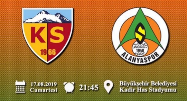 Alanyaspor'un Kayseri 11'i belli oldu
