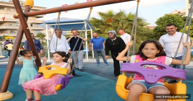 Yücel'in 130. parkı "Mavi Beyaz" çocukların hizmetinde