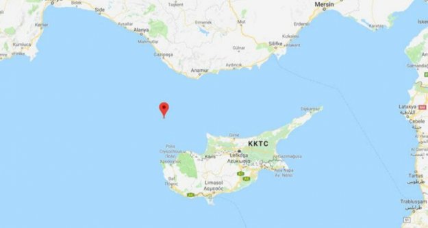Akdenizde korkutan deprem