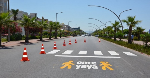 Alanya'da öncelik yayanın