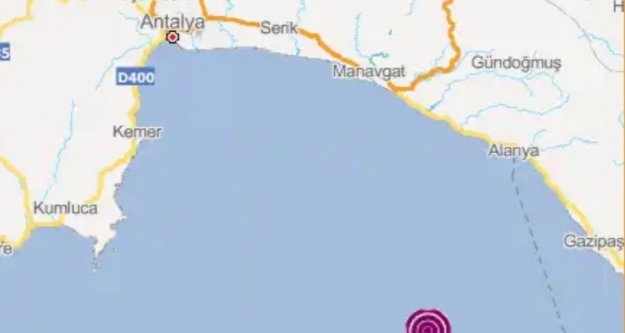 Alanya ve Gazipaşa'yı korkutan deprem