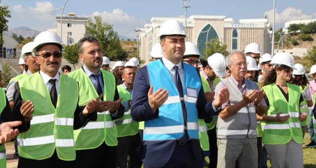 ALKÜ'de çarşı inşaatı için tören düzenlendi