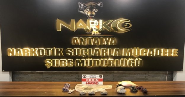 Antalya'da uyuşturucu operasyonu