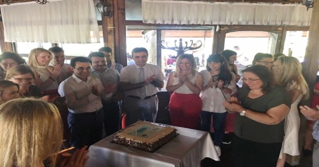 Erasmuslu öğrencilere veda yemeği düzenlendi