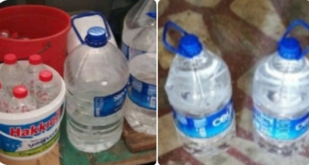 Alanya'da kaçak içki baskını