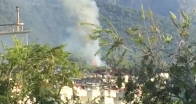 Alanya'da korkutan orman yangını