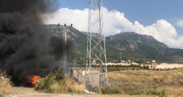 Alanya'da korkutan trafo patlaması