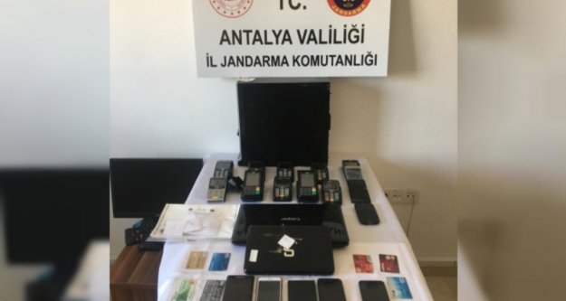 Alanya'da kredi kartı operasyonu: 5 gözaltı var