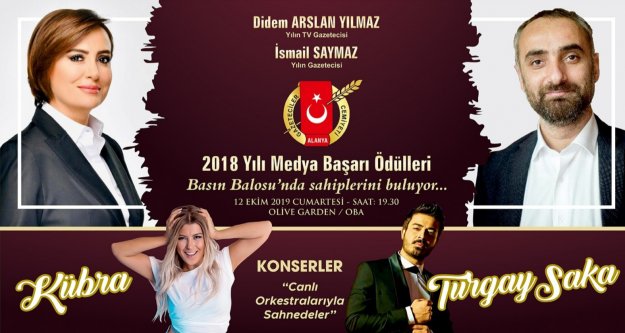 Alanyalı gazetecilerin onur gecesi