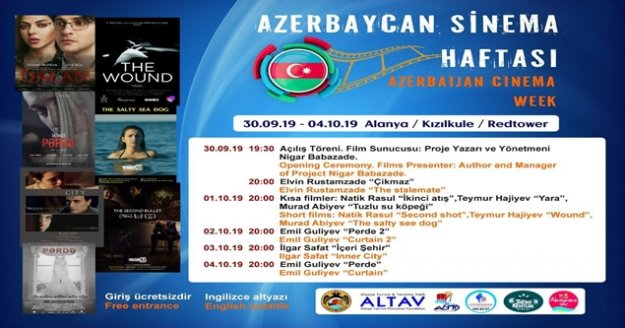 Azerbaycan sineması Alanya’da