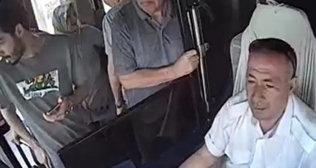 Otobüste fenalaşan yolcusu için ambulans oldu