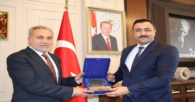 Rektör Kalan'a mevkidaşından ziyaret