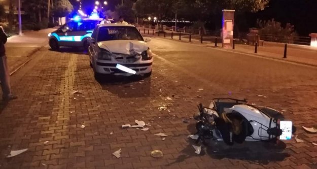 Alanya'da gece feci kaza