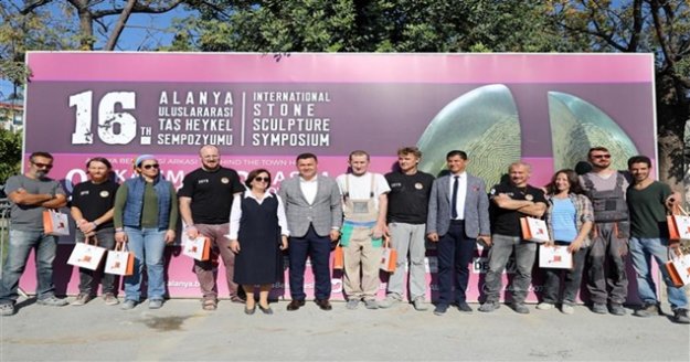 Alanya Uluslararası Taş Heykel Sempozyumu başladı