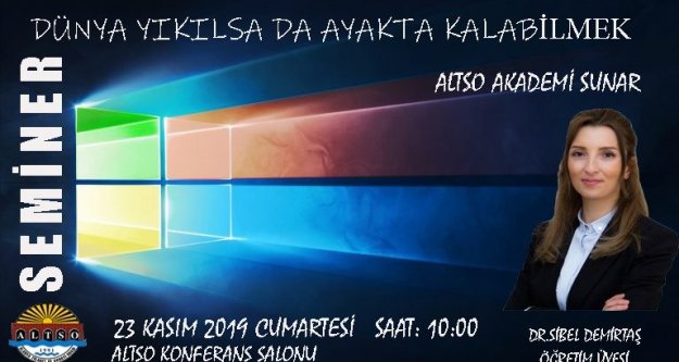 ALTSO Akademi'den Bilişsel Esneklik semineri