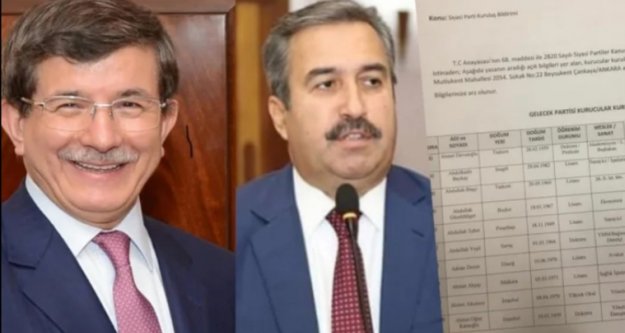 Alanya'dan 2 isim Davutoğlu'nun yeni partisinde yer aldı