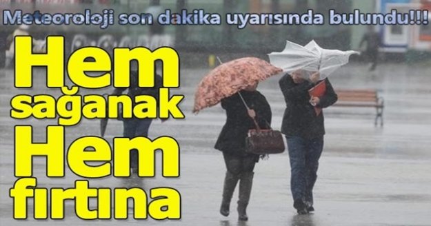 Şiddetli rüzgar ve sağanak etkili oluyor!