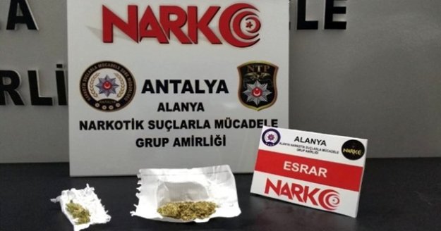 Alanya'da uyuşturucu operasyonu
