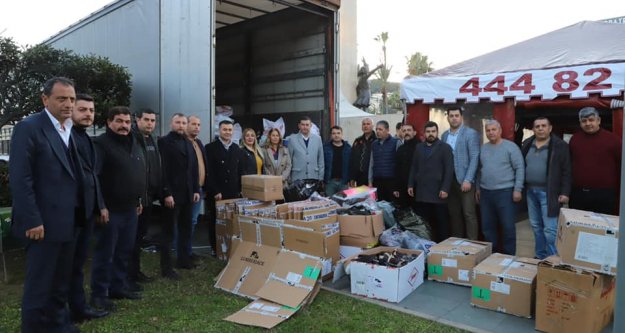 Alanya MHP'den Elazığ'a destek