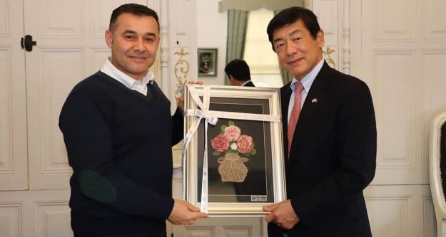Başkan Yücel'in Japon misafiri